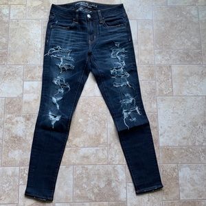 Destructed American eagle Jegging
